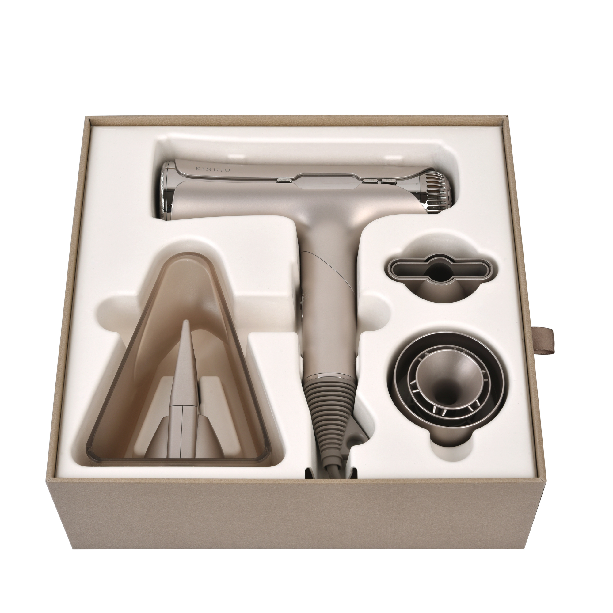 KINUJO Silk Premium Dryer(シルク プレミアム ドライヤー) クリアシルバー