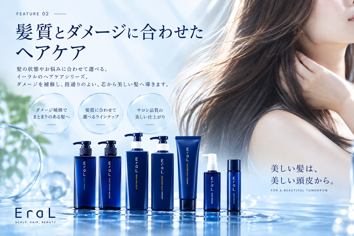 髪質とダメージに合わせたヘアケア