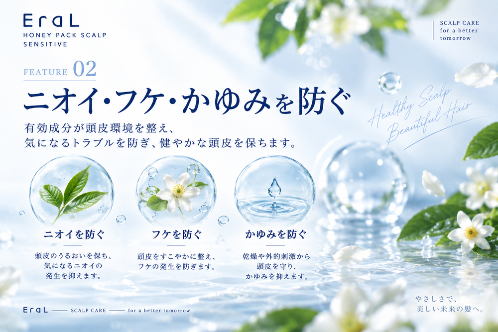 ニオイ・フケ・かゆみを防ぐ