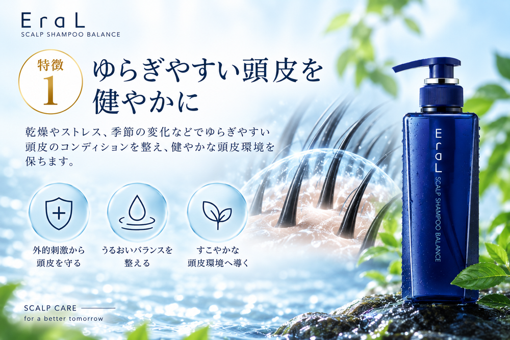 ゆらぎやすい頭皮を健やかに