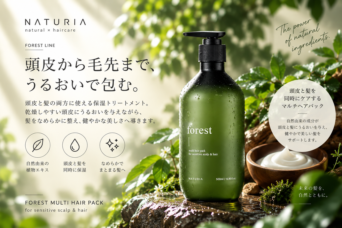 NATURIA ナチュリア フォレスト マルチヘアパック